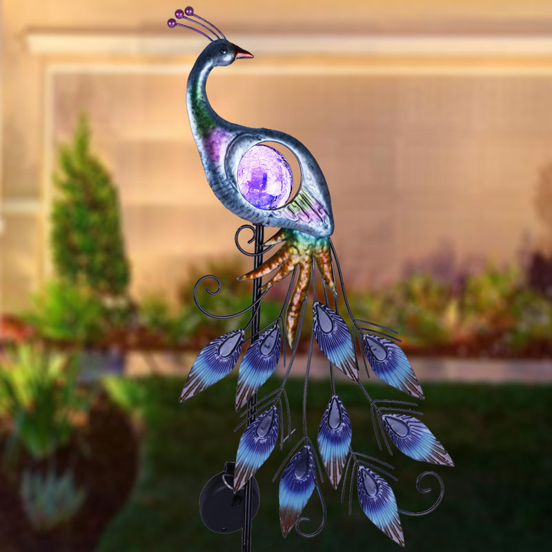 New Peacock Coffee Pot high quality Garden Stake